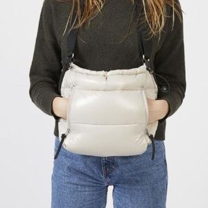 Jack Gomme Winter Meribel Puffer Bag - White